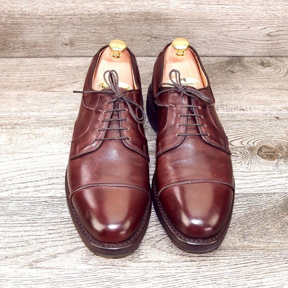 * NIB * $395 Allen Edmonds HARRISBURG Derby 8 D Brown * add $15 new Cedar Trees main image 13